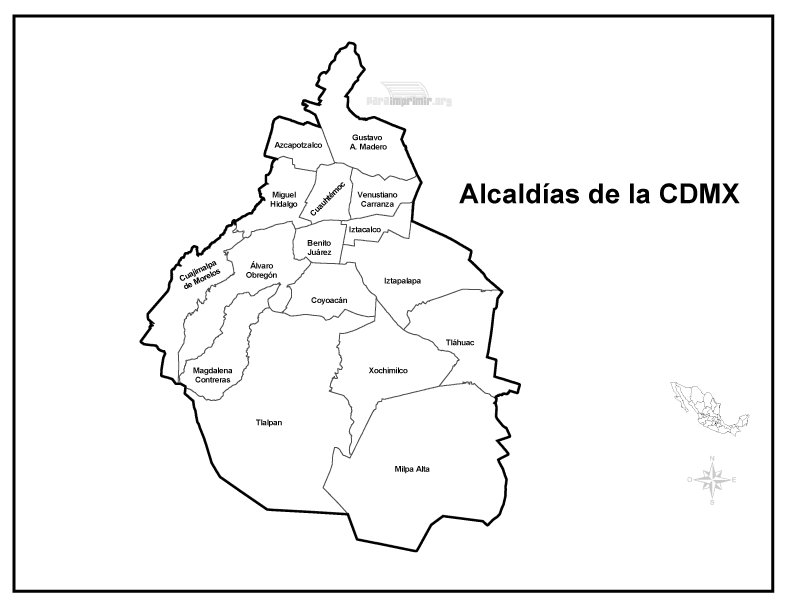 Ciudad de México CDMX - Página 3 Mapa-de-alcaldias-de-la-cdmx-para-imprimir
